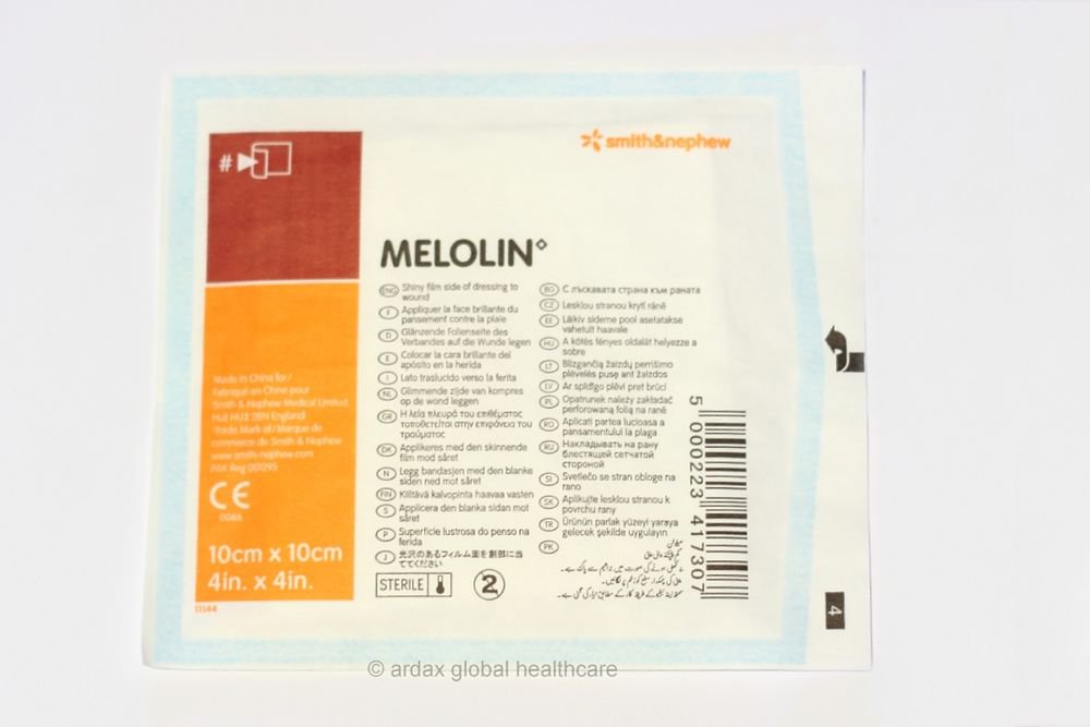 MELOLIN DRESSING 10 X 10 CM 10 PCS IDEAL IN FIRST AID