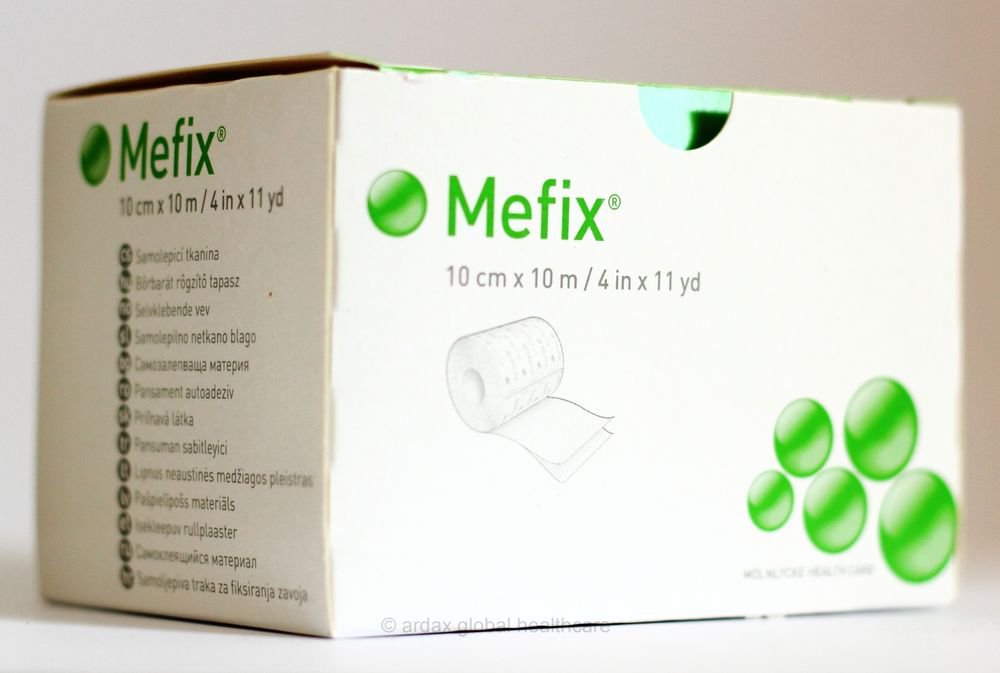 MEFIX SELF ADHESIVE FABRIC TAPE/STRAPPING 10CM X 10M