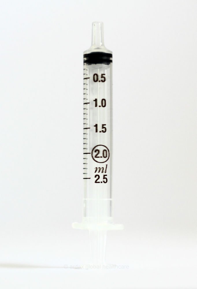 BD B D PLASTIPAK B-D LUER SLIP SYRINGE 2ML STERILE SEALED BD CODE 300185 x 10