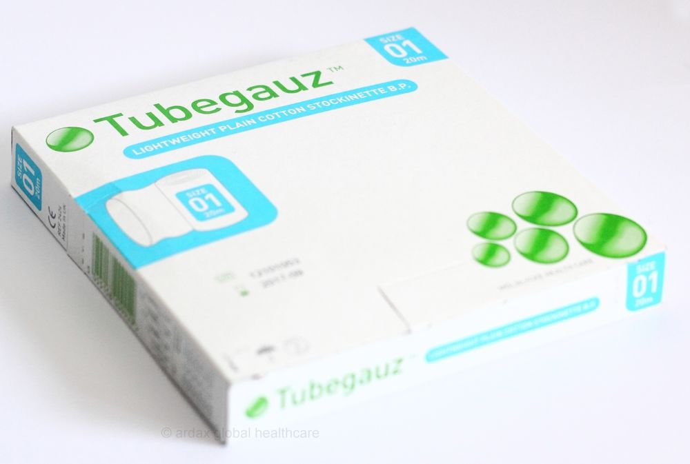 Tubegauz Tubegauze Molnlycke Brand Tubular Finger Bandage 1.5cm X 20m Size 01 Bp