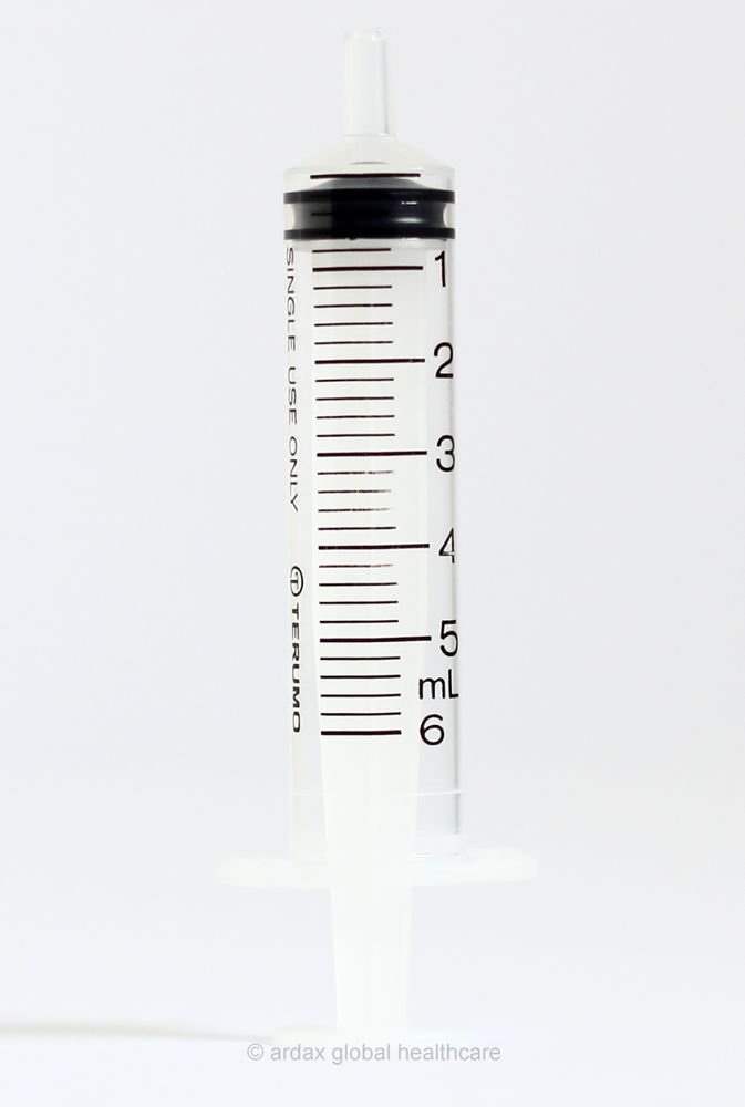 TERUMO SYRINGE 5ML LUER STERILE LATEX X 10 CE
