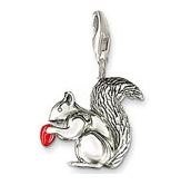 Squirrel Charm Pendant Dangle fits European Charm Bracelet Story Locket Lobster Clasp