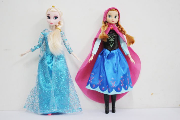 2PCS/Lot Hot Sell Frozen Princess Frozen Doll Frozen Elsa and Frozen Anna Good Girl Gifts