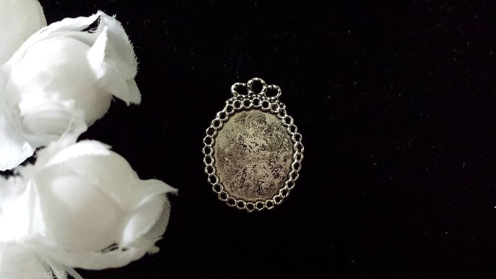 8pcs Tibetan Silver Metal Alloy Charm Charms Pendant Oval Cabochon Canada
