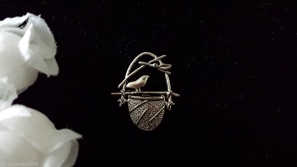 8pcs Tibetan Silver Metal Alloy Charm Charms Pendant Birds Nest 23x20mm