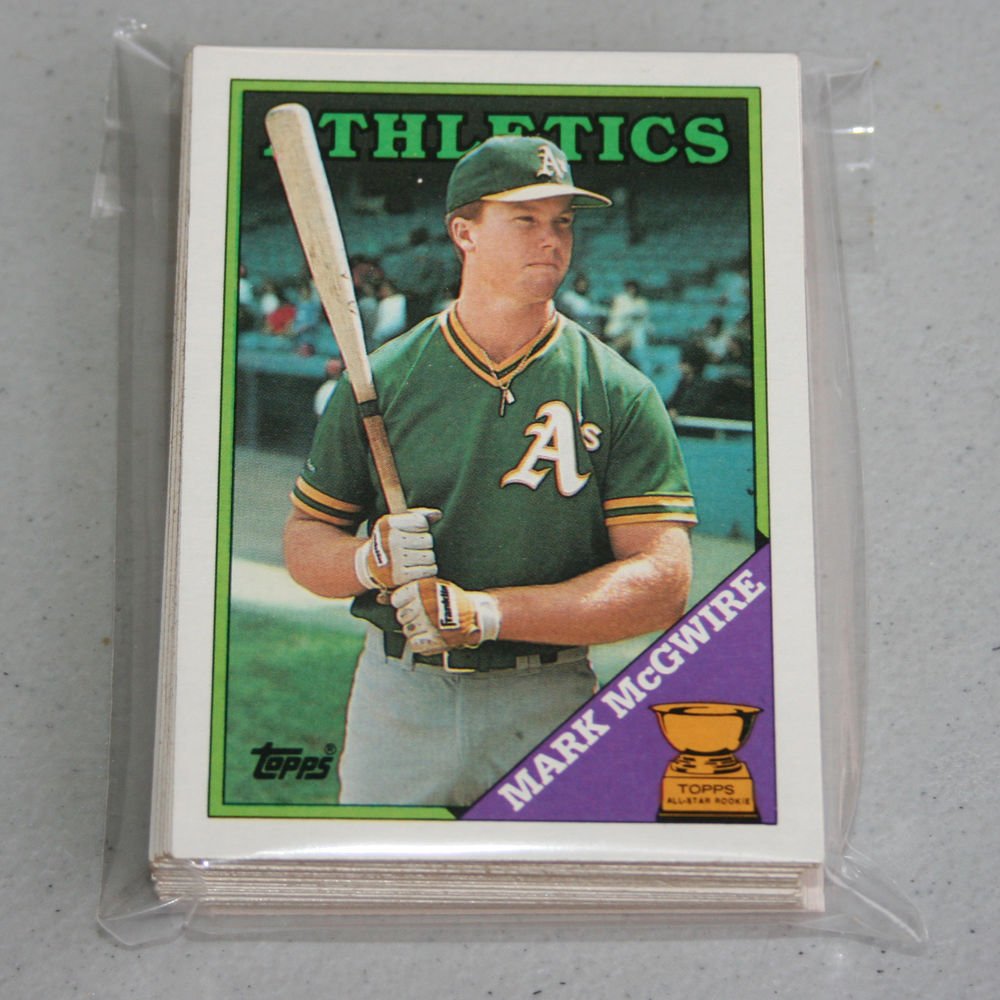1988 TOPPS BASEBALL - Oakland Athletics Team Set + Traded Series