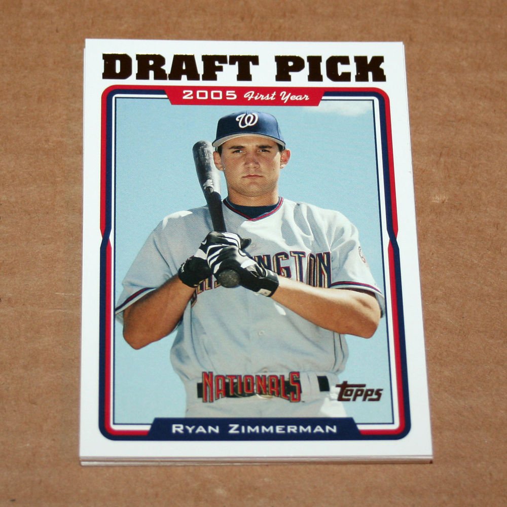 2005 TOPPS BASEBALL - Washington Nationals Team Set (Updates & Highlights Only)