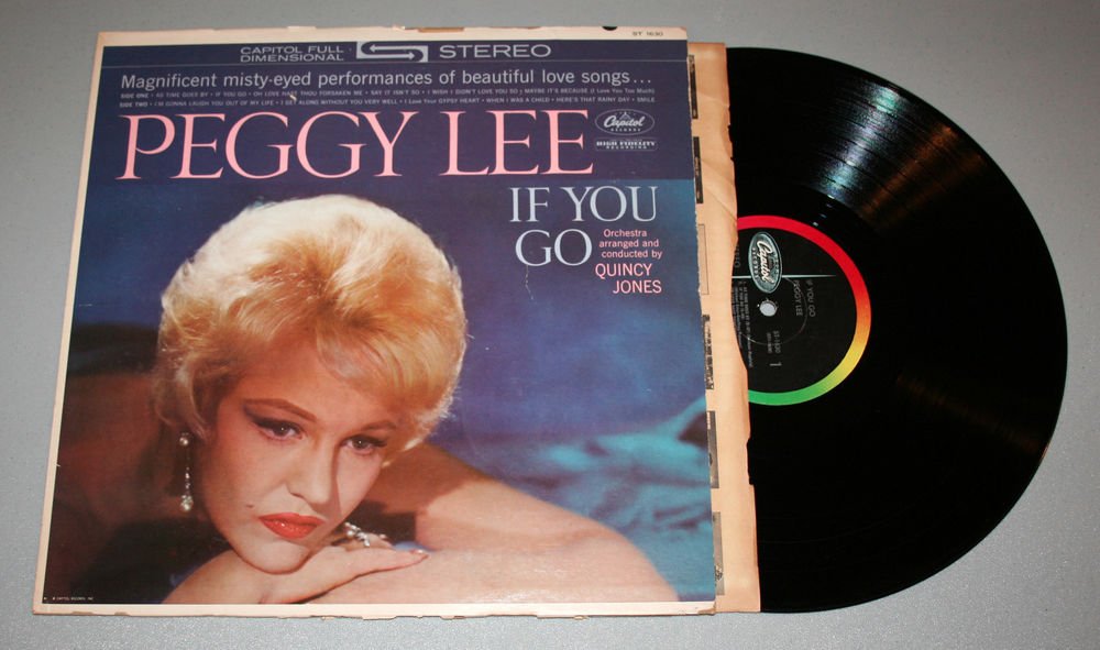Peggy Lee "If You Go" (ST 1630) - Vinyl / LP / EX