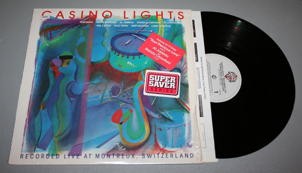 Jarreau, Sanborn & More "Casino Lights" (23718-1) - Vinyl / LP / In-Shrink / EX
