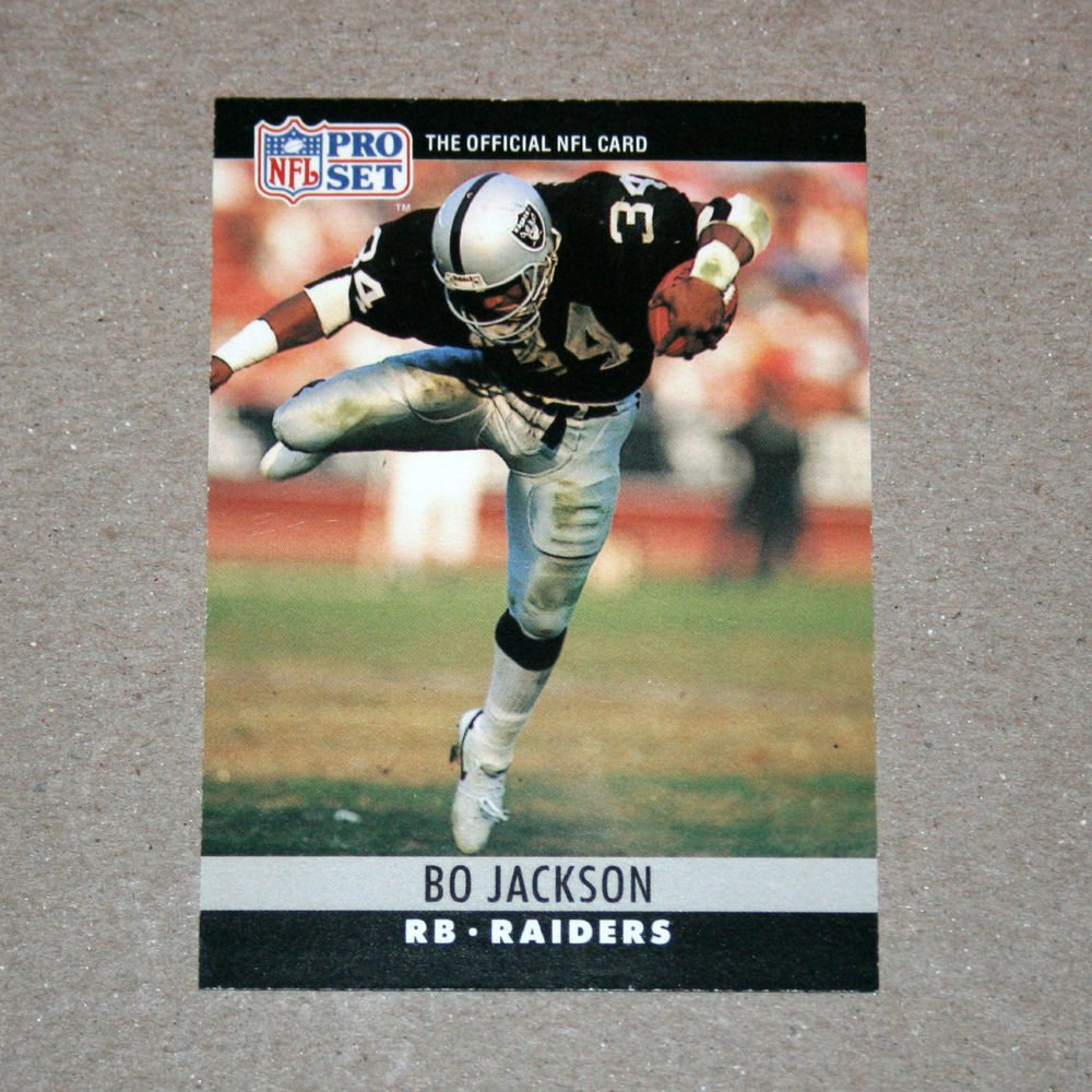 1990 PRO SET FOOTBALL - Bo Jackson (#155)