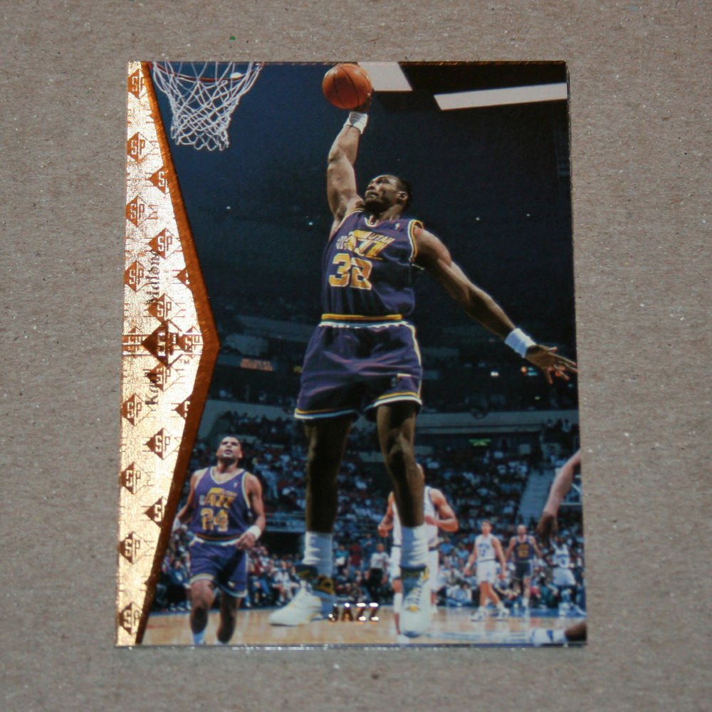 1994-95 UPPER DECK SP BASKETBALL - Utah Jazz (5) Card Team Set