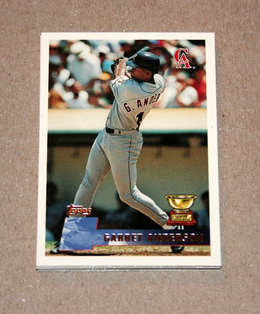 1996 TOPPS BASEBALL - California Angels Team Set (Series 1 & 2)