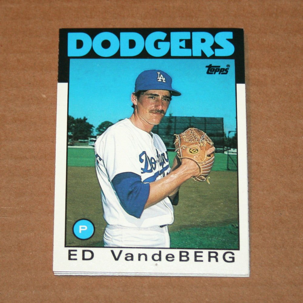 1986 TOPPS BASEBALL - Los Angeles Dodgers Team Set (Traded Series Only)
