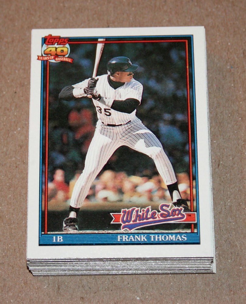 1991 TOPPS BASEBALL - Chicago White Sox Team Set