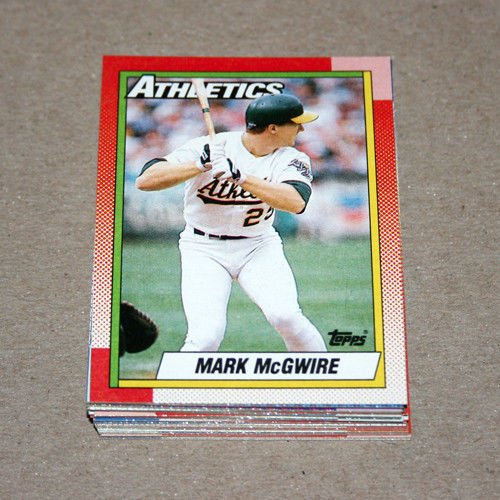 1990 TOPPS BASEBALL - Oakland Athletics Team Set + Traded Series