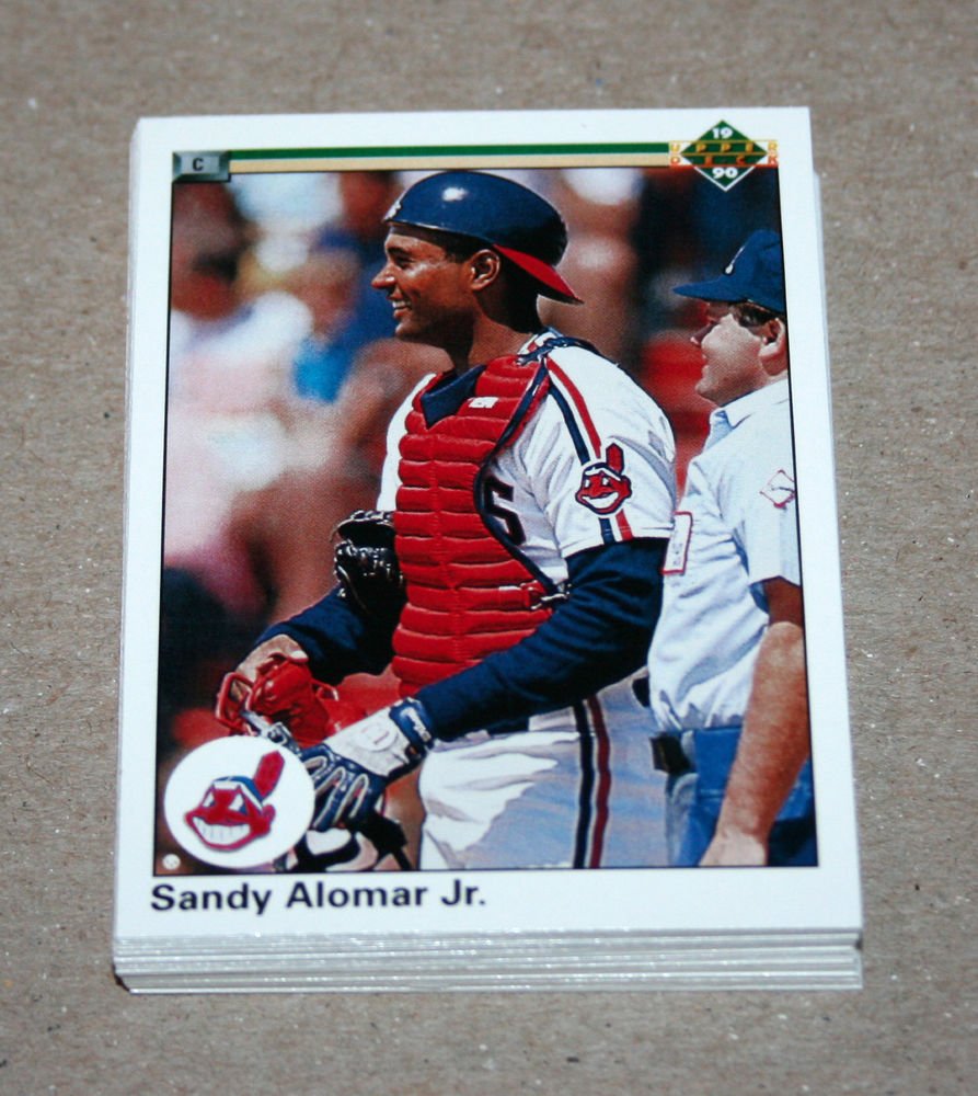 1990 UPPER DECK BASEBALL - Cleveland Indians Team Set + High Number Series