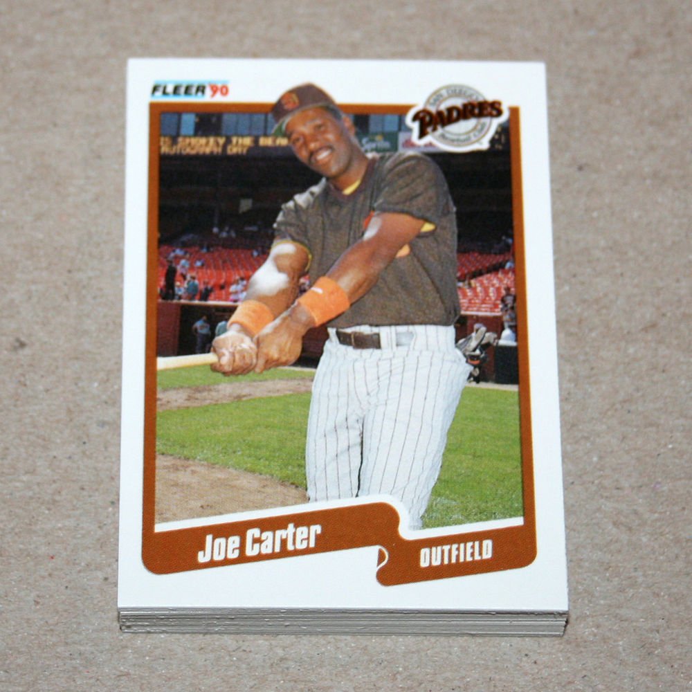 1990 FLEER BASEBALL - San Diego Padres Team Set + Update Series