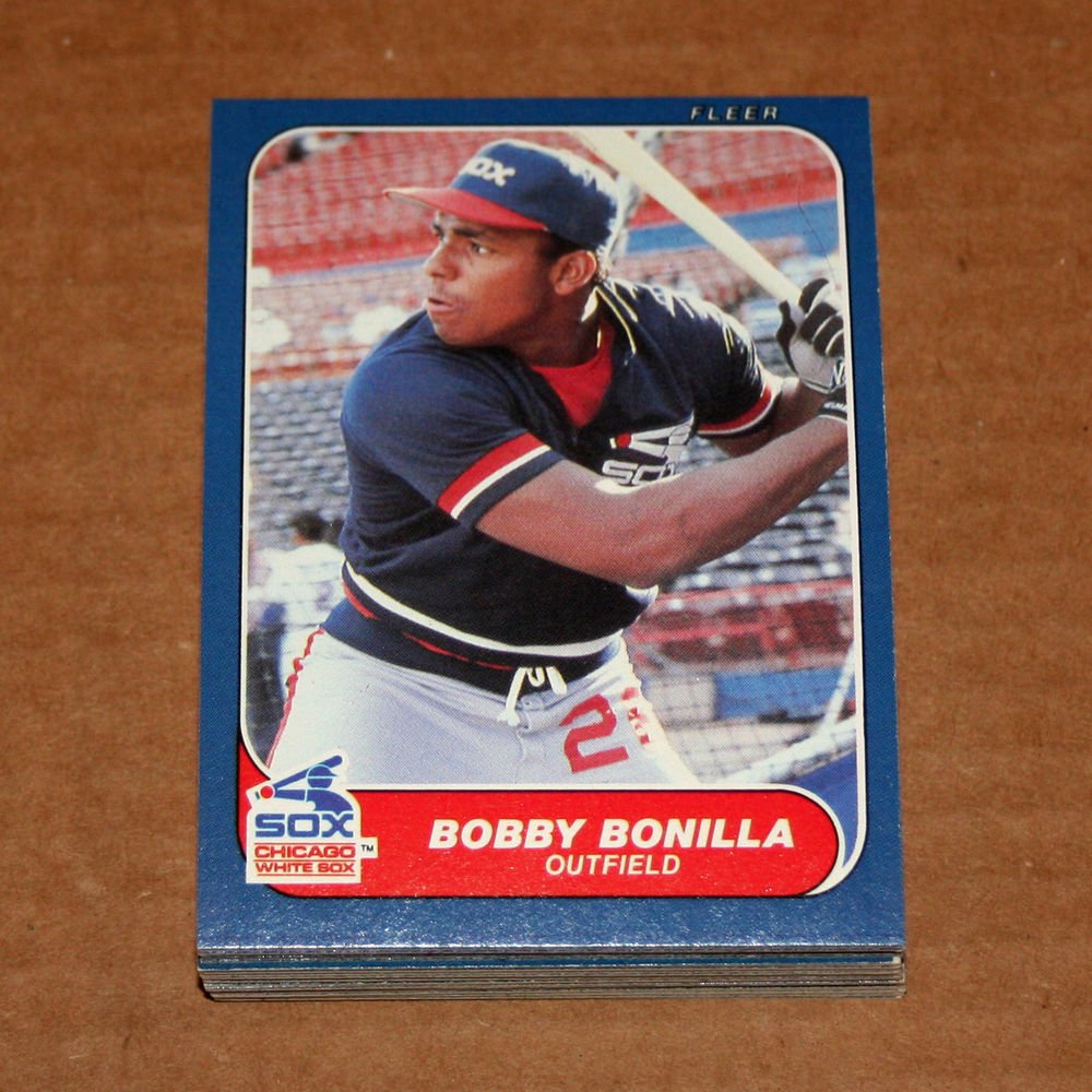 1986 FLEER BASEBALL - Chicago White Sox Team Set + Update Series