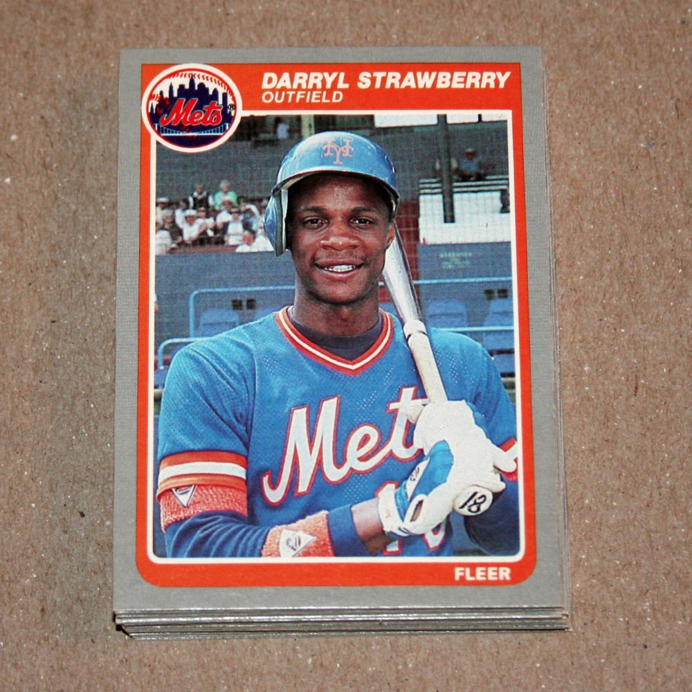 1985 FLEER BASEBALL - New York Mets Team Set + Update Series