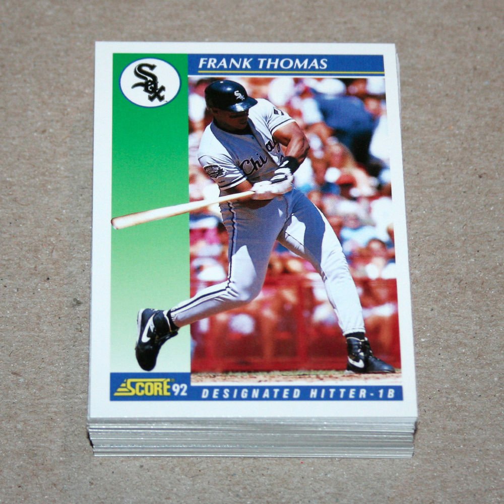 1992 SCORE BASEBALL - Chicago White Sox Team Set + Rookie & Traded Series