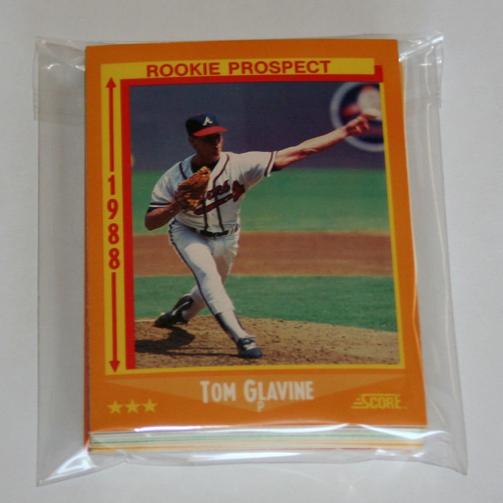 1988 SCORE BASEBALL - Atlanta Braves Team Set + Rookie & Traded