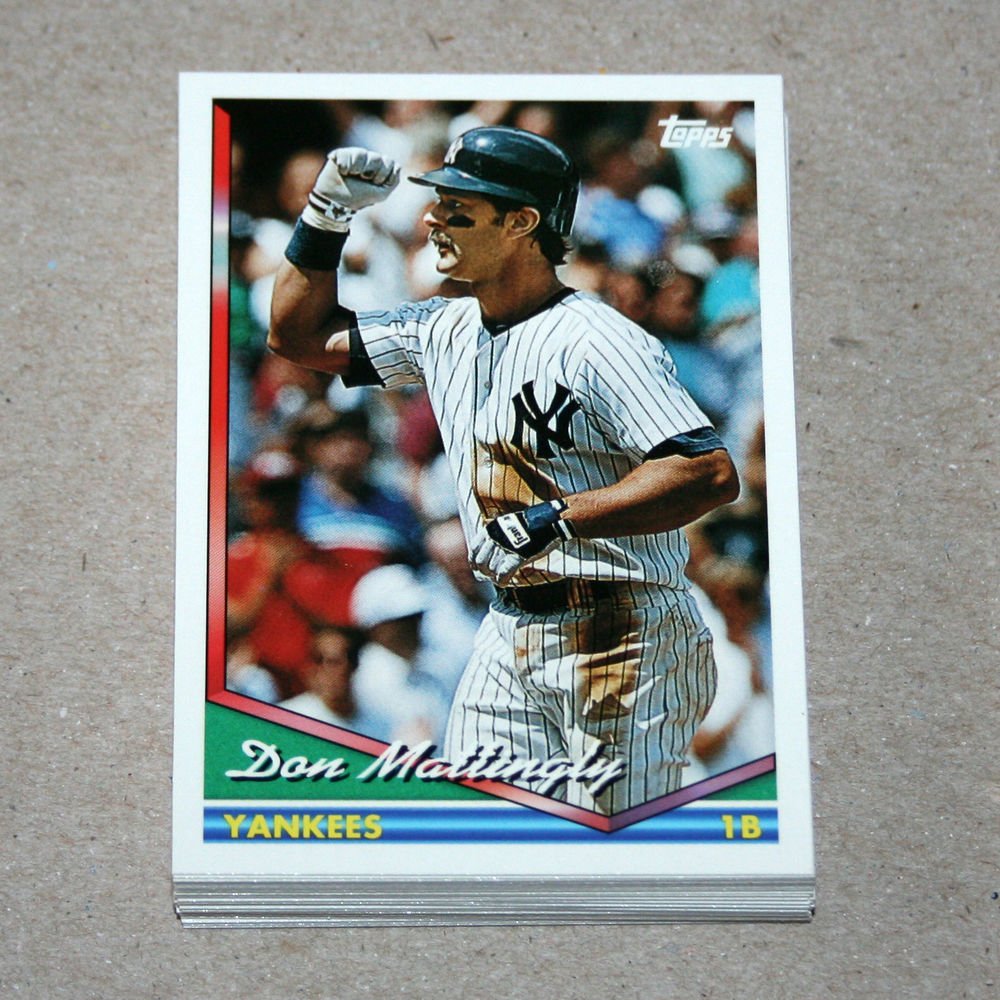 1994 TOPPS BASEBALL - New York Yankees True Team Set with Traded Series