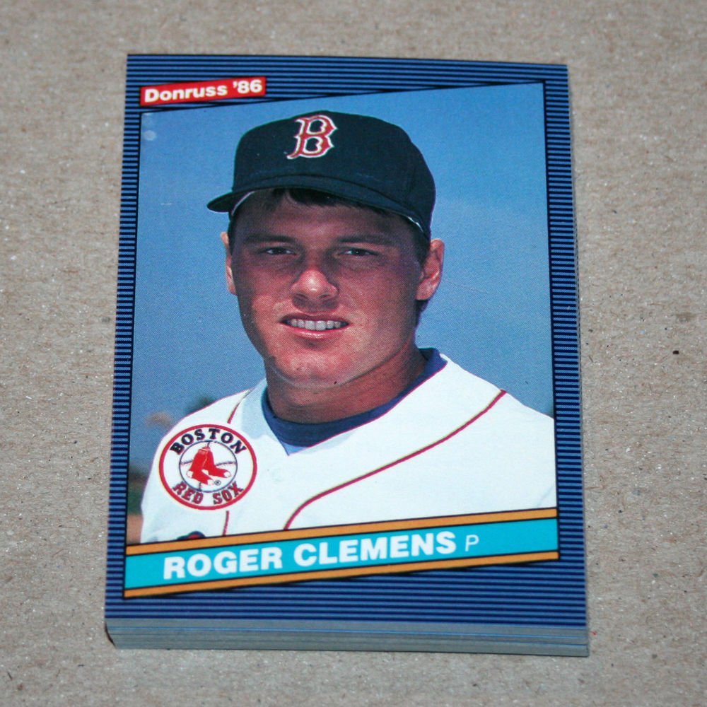 1986 DONRUSS BASEBALL - Boston Red Sox Team Set
