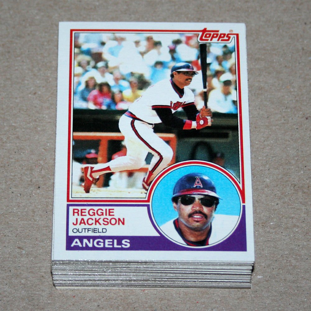 1983 TOPPS BASEBALL - California Angels Team Set + Traded Series