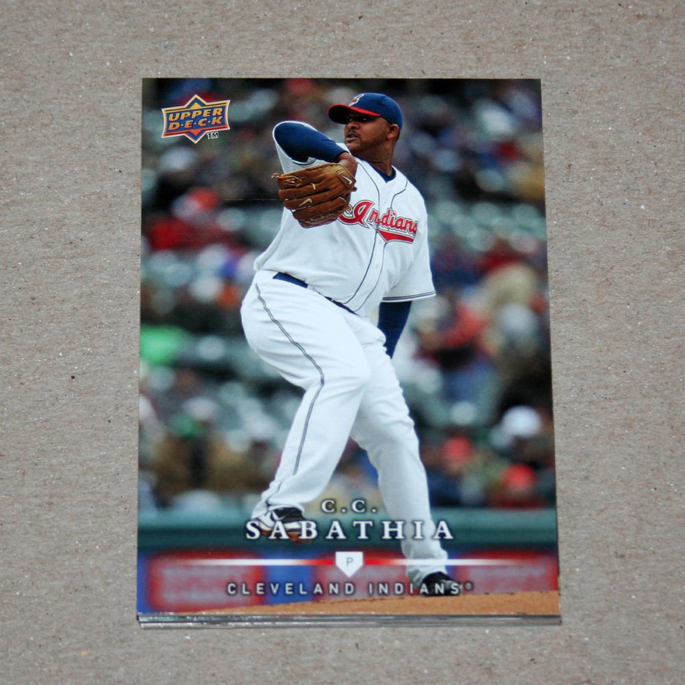 2008 UPPER DECK BASEBALL - Cleveland Indians Team Set (Series 1 & 2)