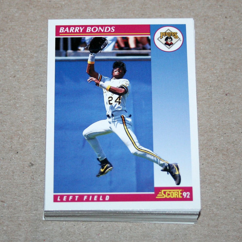 1992 SCORE BASEBALL - Pittsburgh Pirates Team Set + Rookie & Traded Series