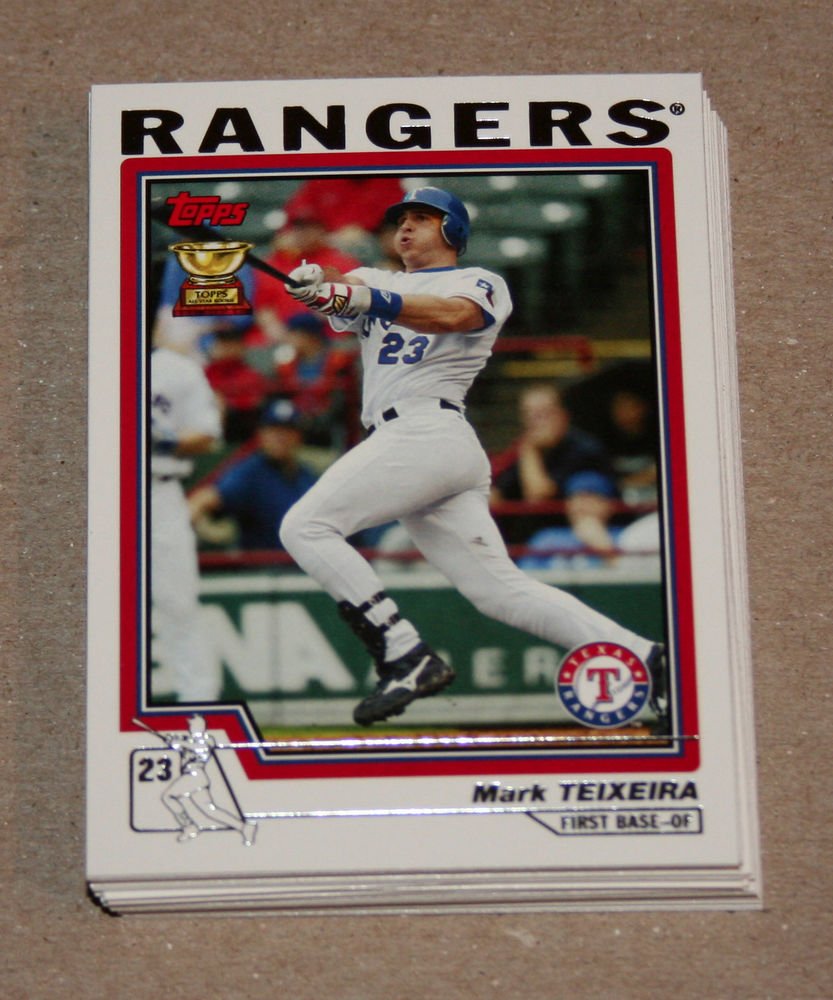 2004 TOPPS BASEBALL - Texas Rangers Team Set (Series 1 & 2)