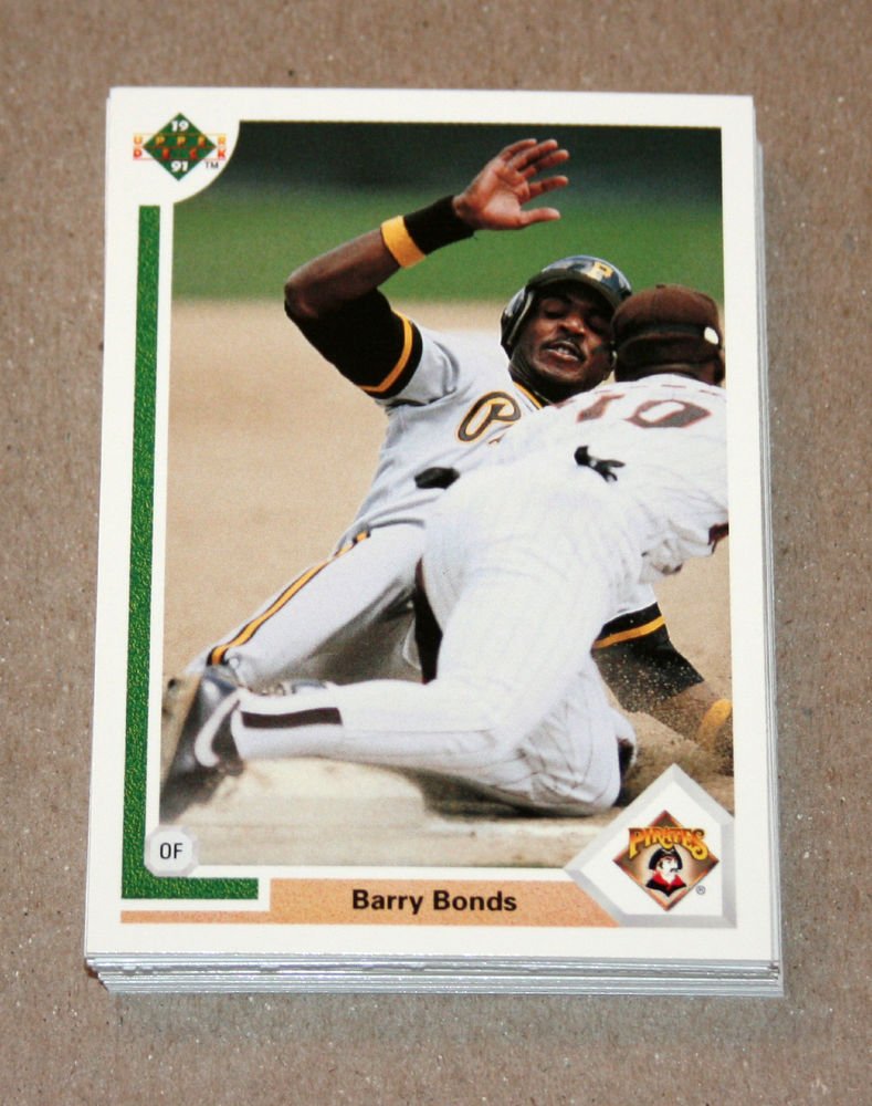 1991 UPPER DECK BASEBALL - Pittsburgh Pirates True Team Set (Low/High/Final)