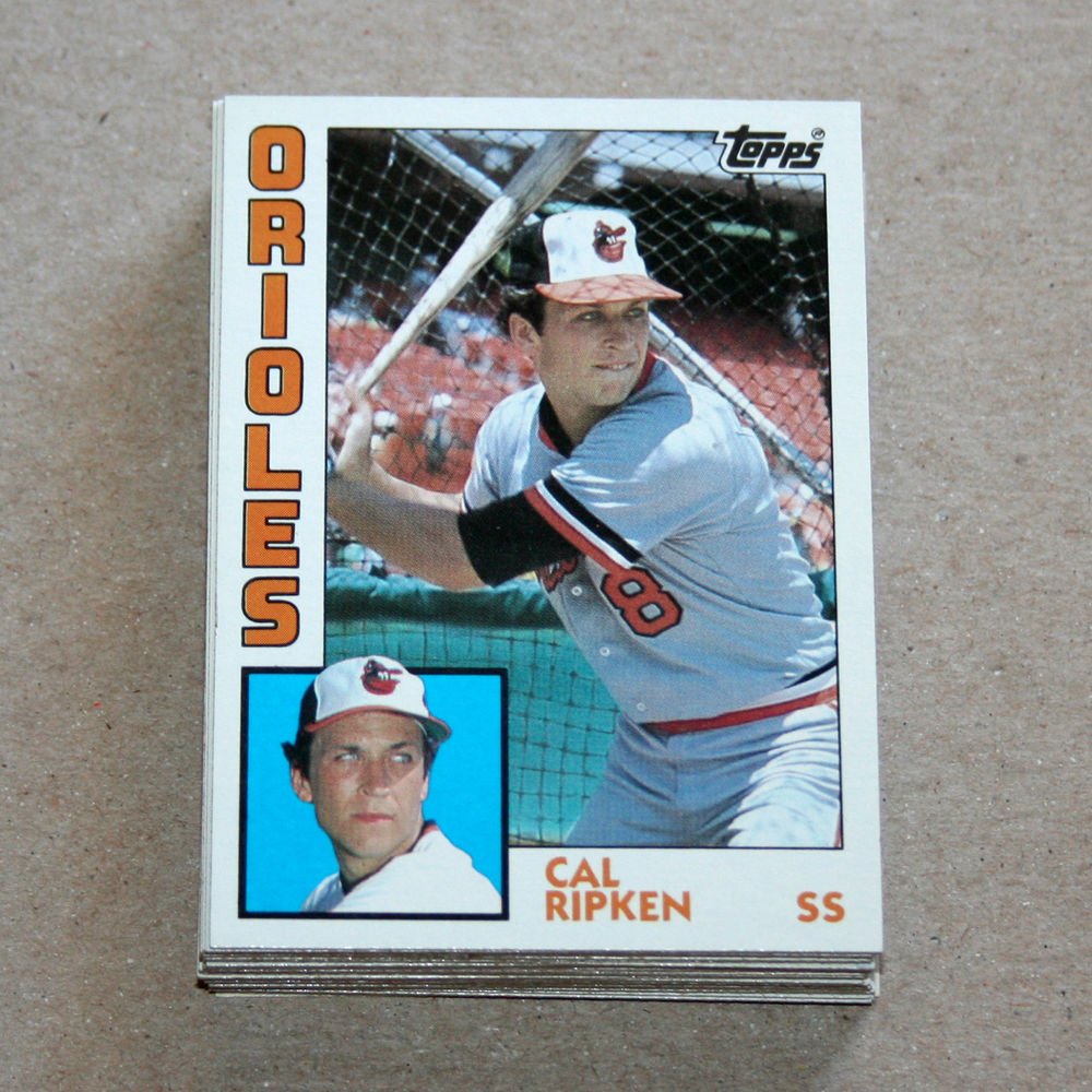 1984 TOPPS BASEBALL - Baltimore Orioles Team Set + Traded Series