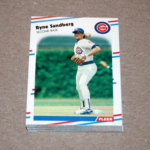 1988 FLEER BASEBALL - Chicago Cubs Team Set