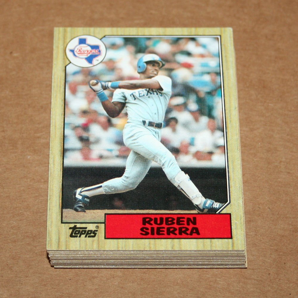 1987 TOPPS BASEBALL - Texas Rangers Team Set + Traded Series