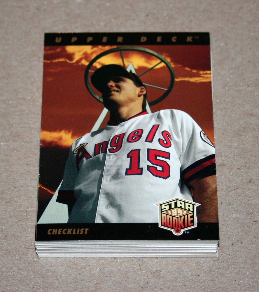 1993 UPPER DECK BASEBALL - California Angels Team Set (Series 1 & 2)