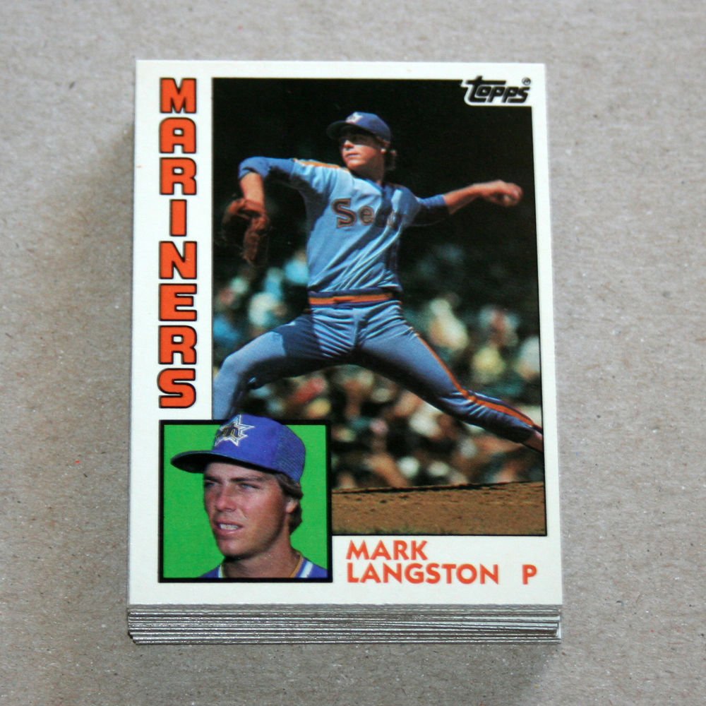 1984 TOPPS BASEBALL - Seattle Mariners Team Set + Traded Series