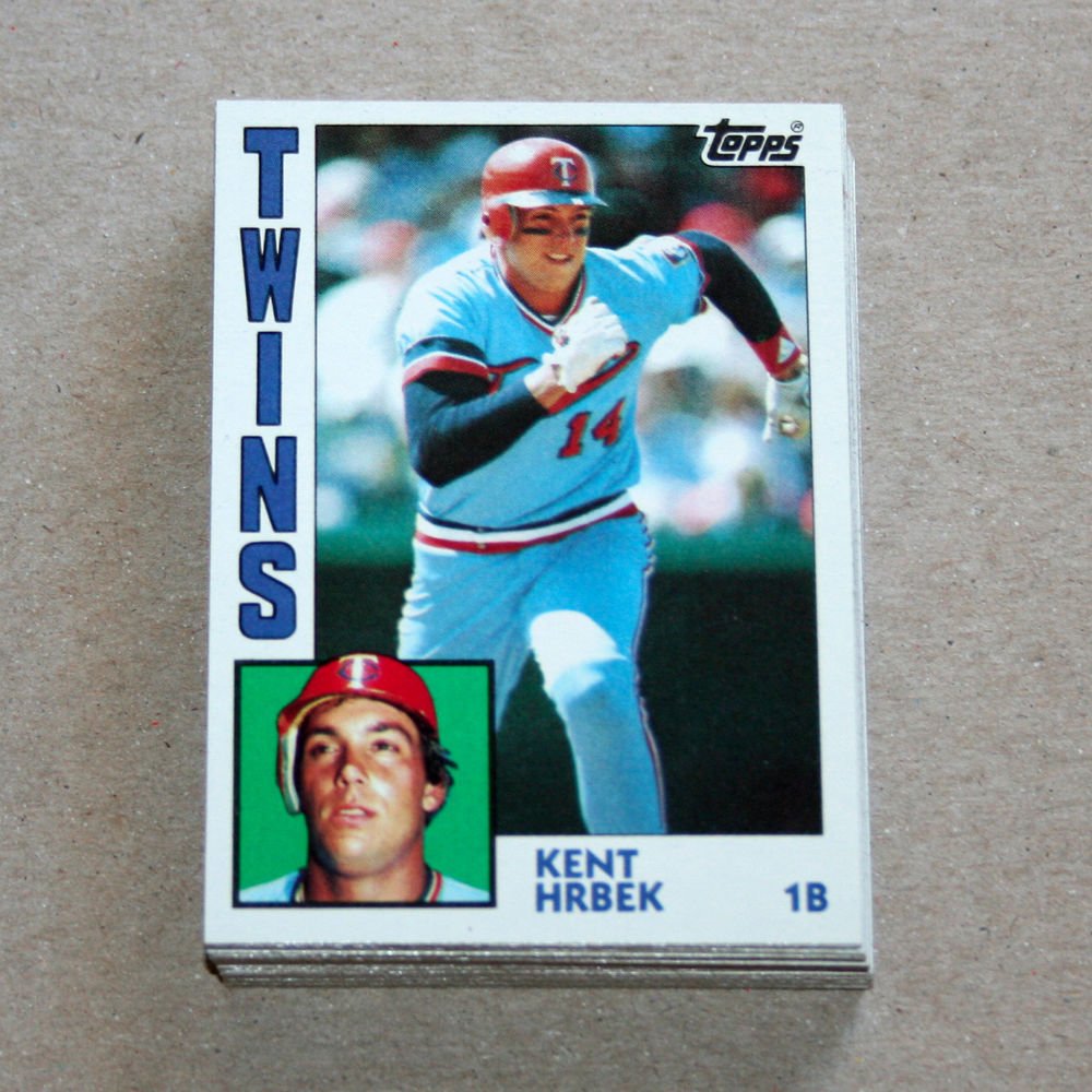 1984 TOPPS BASEBALL - Minnesota Twins Team Set + Traded Series