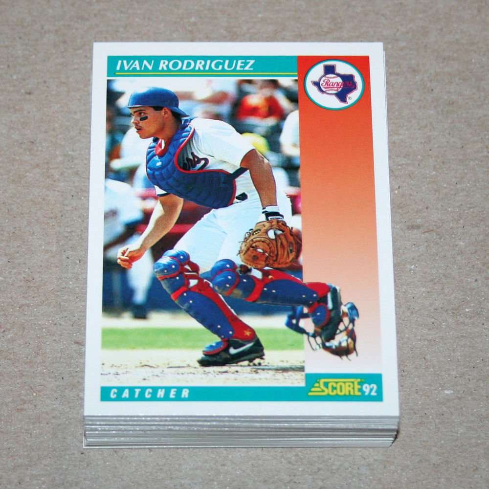 1992 SCORE BASEBALL - Texas Rangers Team Set + Rookie & Traded Series