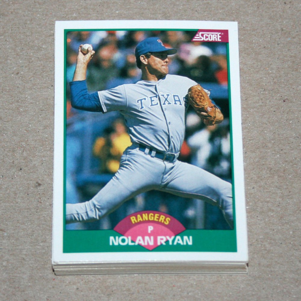 1989 SCORE BASEBALL - Texas Rangers Team Set + Rookie & Traded Series