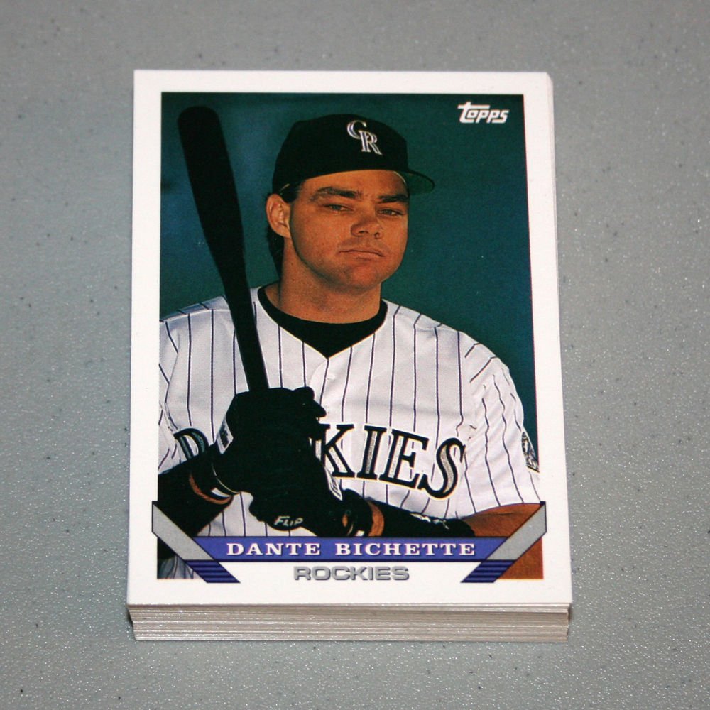 1993 TOPPS BASEBALL - Colorado Rockies True Team Set with Traded Series