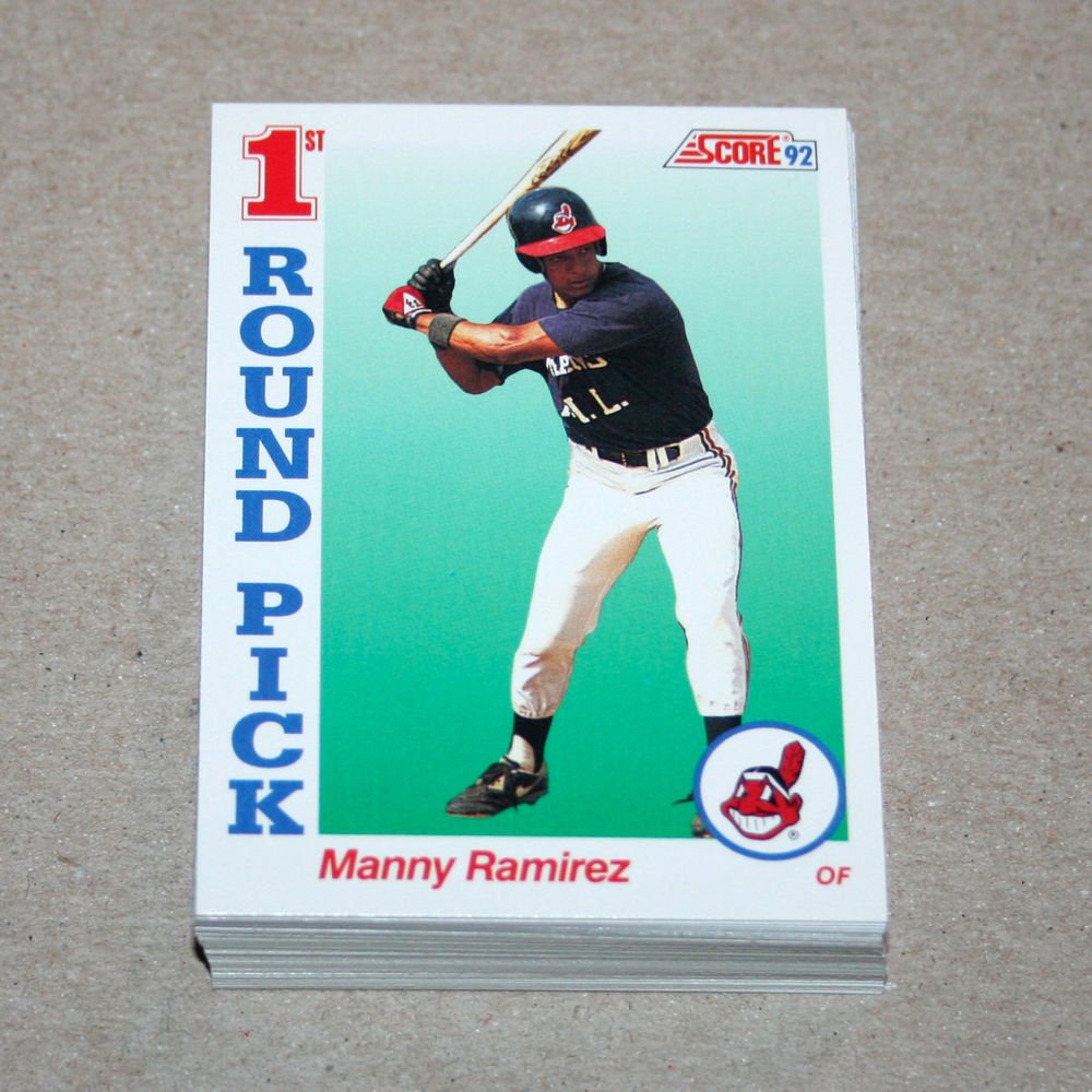 1992 SCORE BASEBALL - Cleveland Indians Team Set + Rookie & Traded Series