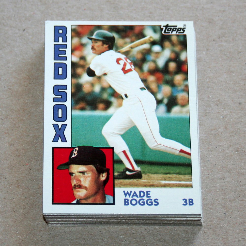 1984 TOPPS BASEBALL - Boston Red Sox Team Set + Traded Series