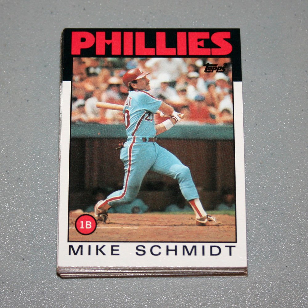 1986 TOPPS BASEBALL - Philadelphia Phillies Team Set + Traded Series