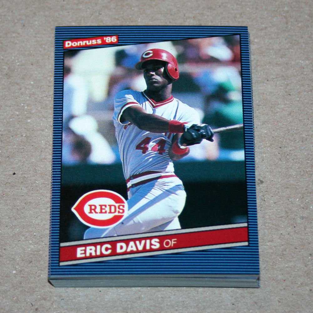 1986 DONRUSS BASEBALL - Cincinnati Reds Team Set