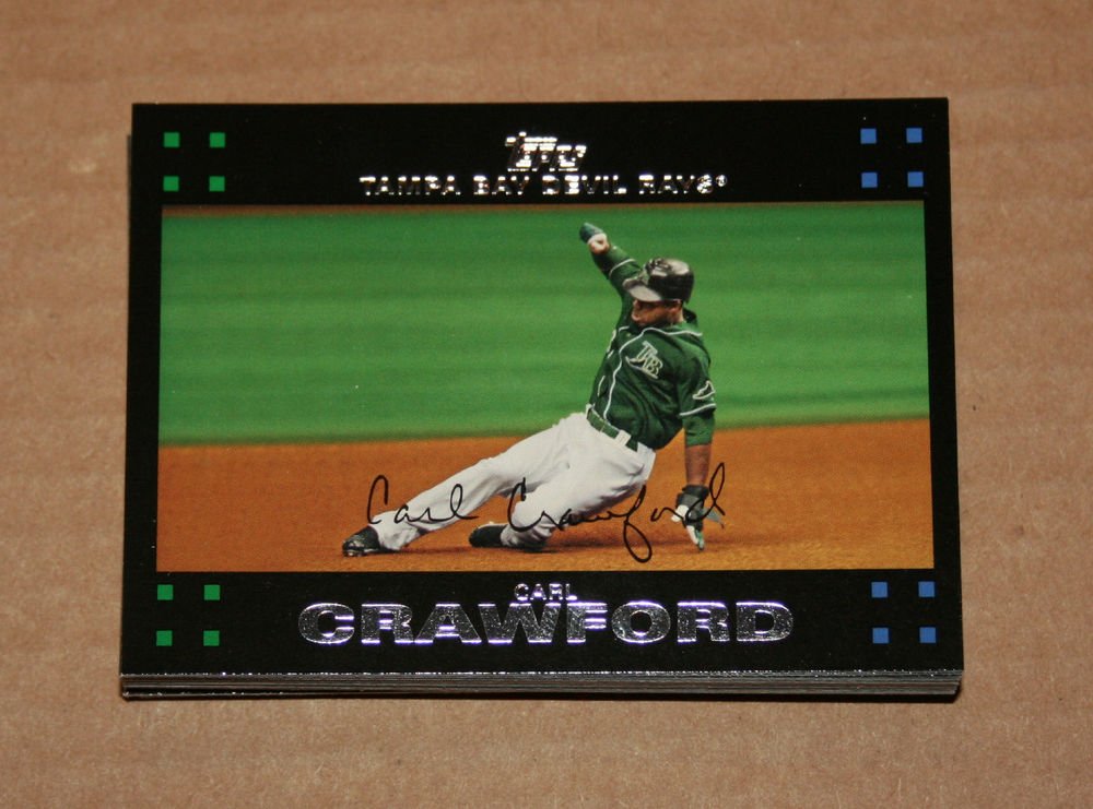 2007 TOPPS BASEBALL - Tampa Bay Devil Rays True Team Set + Updates & Highlights