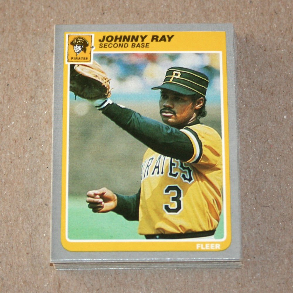 1985 FLEER BASEBALL - Pittsburgh Pirates Team Set + Update Series