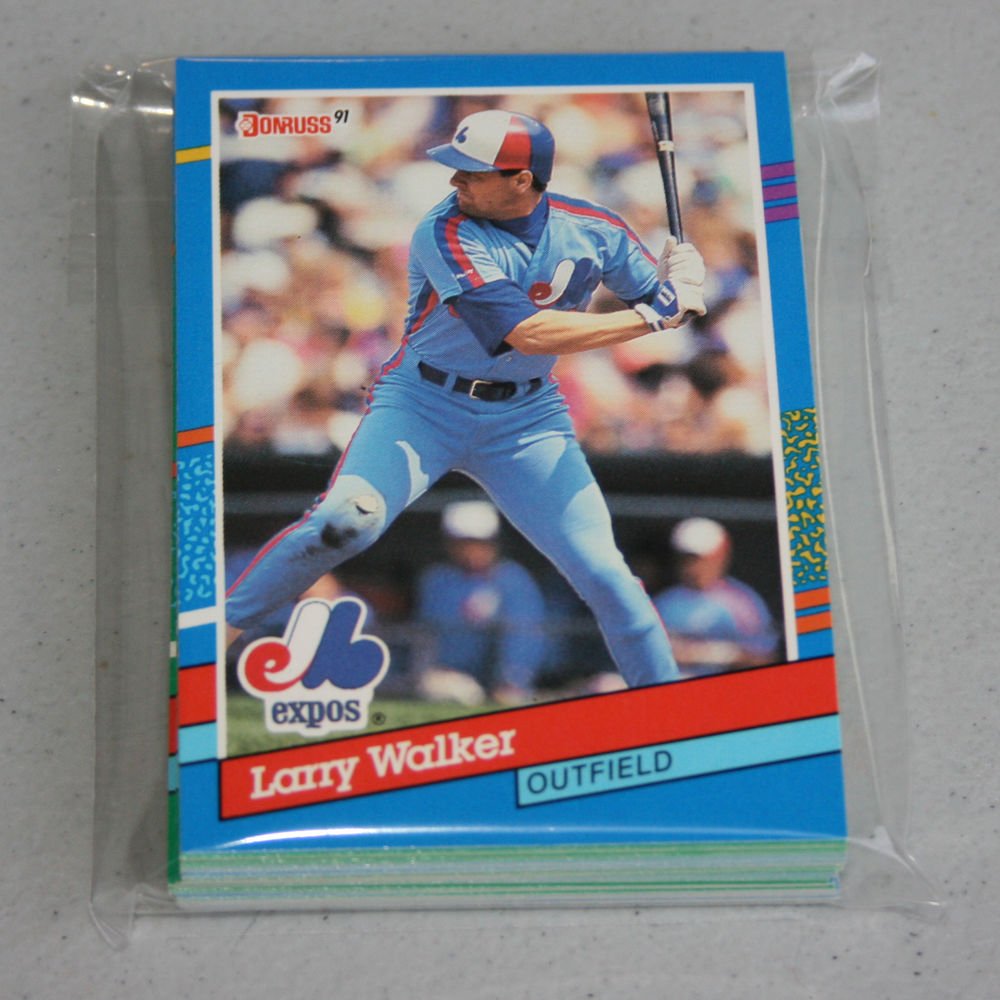 1991 DONRUSS BASEBALL - Montreal Expos Team Set
