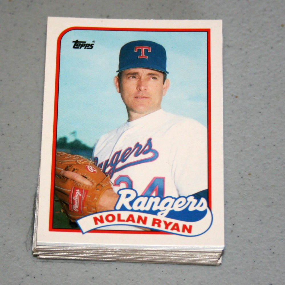 1989 TOPPS BASEBALL - Texas Rangers Team Set + Traded Series