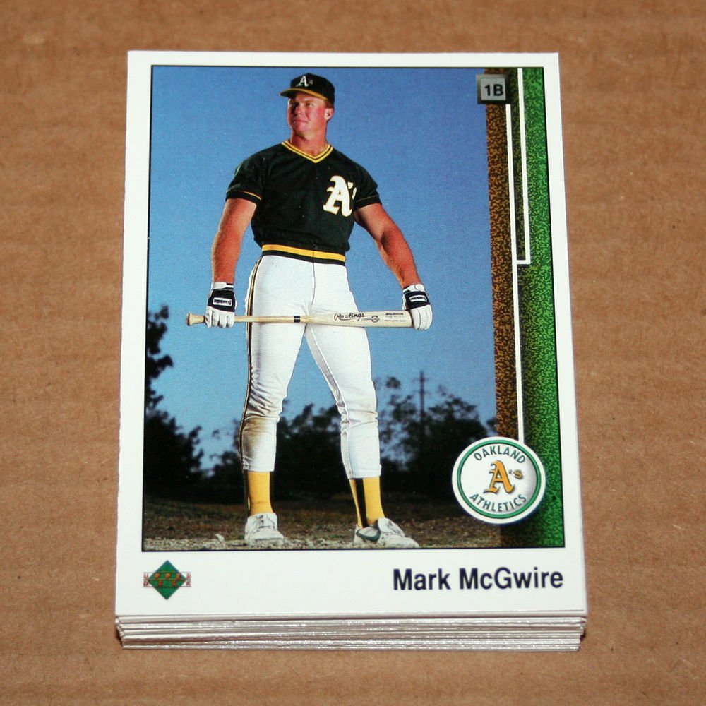 1989 UPPER DECK BASEBALL - Oakland Athletics Team Set + High Number Series